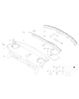 Osłona zagłówka - 51468226506