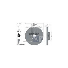 TARCZA HAM. BMW P. 5/7 2,0-4,4 15- PR