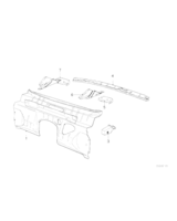 Panel nagrzewnicy lewy - 41131902097