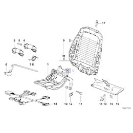 Siłownik reg. wysokości z tyłu - 67318357058