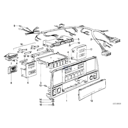 Część obudowy tylna - 64111368481