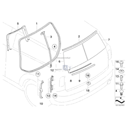 Listwa ozdobna Splitdoor, lewa - 51132754061