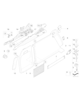 Osłona słupka D dolna prawa - 51479135346