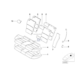 Dla samochodów z System Isofix, Osłona Isofix - 52207009903