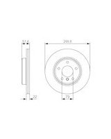 TARCZA HAM. BMW P. 3/Z3/Z4 2,0-3,0 98-07