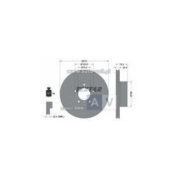 TARCZA HAM. BMW P. 3/X1 1,6-3,0 11-15