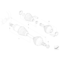 Osłona półosi przegubu BMW X3 E83 2,0d 2,5i 2,0i 3,0i 3,0si 3,0d 2,0i - 31607529204