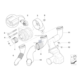 Koło pasowe alternatora - 12317501754