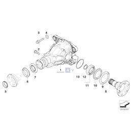 O-ring BMW E23 E24 E28 E30 E31 E32 E34 E36 E38 E46 E63 E81 E85 E90 E92 K14 Z3 - 33111214144