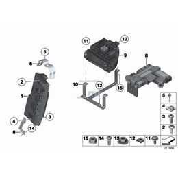 Rozdzielacz prądu przedni - 61149234421
