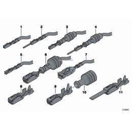 Styk tulejowy MQS BMW E36 E38 E39 E53 E60 E65 E70 E83 E81 E90 F20 F30 MINI - 61130005201