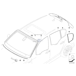 Szyba drzwi stała prawa - 51347070374