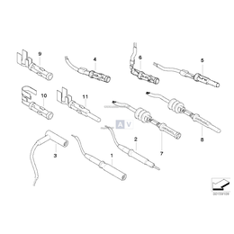 Okrągły styk wtykowy 2.5 wodoszczelny - 61130007443