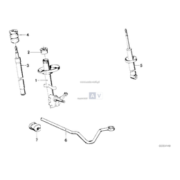 Stabilizator tylny - 33551111157