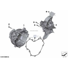 Uszczelka pokrywy prawa BMW K70 K71 K72 K73 K75 - 11147670688