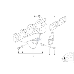 Kolektor wydechowy - 11621433967