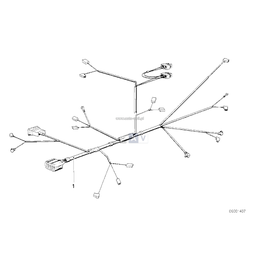 Wiązka przewodów silnika - 12511269620