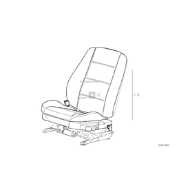 Fotel przedni lewy, materiał - 52109068115