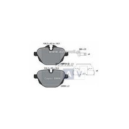 KLOCKI HAM. BMW T. 5/I8/X3/X4/X5 1,5-3,0 09- EPAD