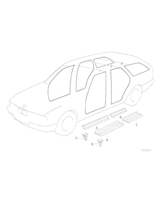 Osłona krawędzi tylna - 51728120888