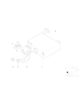 Uchwyt monitora pokładowego z radiem - 65128379774