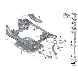 Tuleja wahacza przód BMW E90 E91 E92 E93 E84 X1 325xi 320xd 328xi 330xd 330xi 335xd 335xi - 31126768818