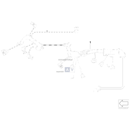 Wiązka przewodów silnik moduł zapłonu - 12517570717