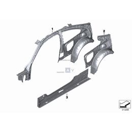 Oryginał BMW - 41007343101