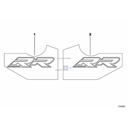 Napis S1000RR prawa str. - 51148536168