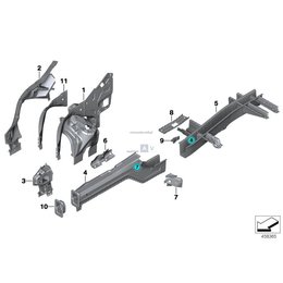 Oryginał BMW - 41117174284