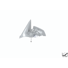 Lusterko zewn. bez szkła, podgrzew. pra. - 51167283794