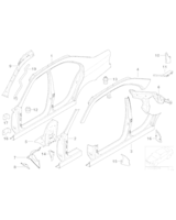 Konstrukcja słupka C prawego, tylko w połączeniu z - 41218205610