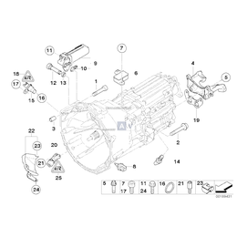 Czujnik impulsów wałka rozrządu / skrzyni BMW E60 E61 E63 E65 X5 X6 X1 E90 E87 E81 - 13627525015