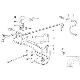 Kabel plus akumulatora - 12421401141