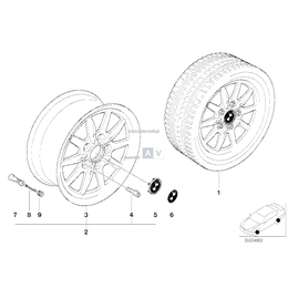 Obręcz koła aluminiowa - 85329409863