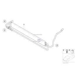 Chłodnica układu wspomagania kier. - 17117966259