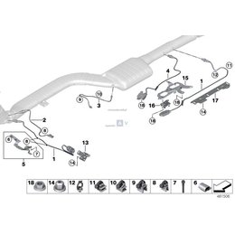 Sonda lambda BMW F10 F11 F20 F21 F23 F25 F30 F31 F36 - 13628589104