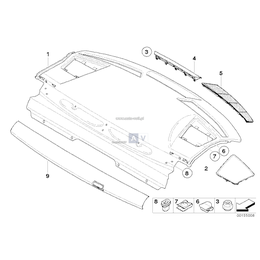 Kratka odpowietrzająca lewa - 51467157483