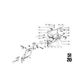 Listwa górna - 51161811222