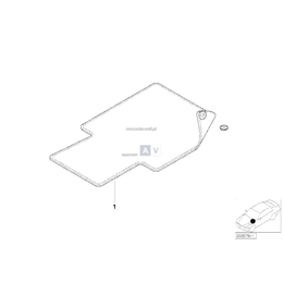 Velcro floormat fastener - 82110004574