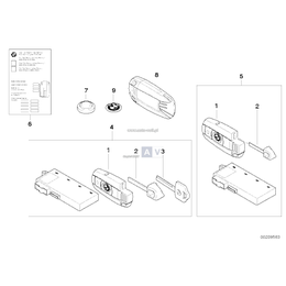 Set of keys with CAS control unit - 51210032462