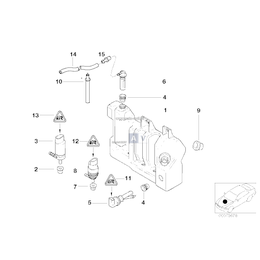 Okrągła tulejka wtykowa 2.5 wodoszcz. - 61130007445