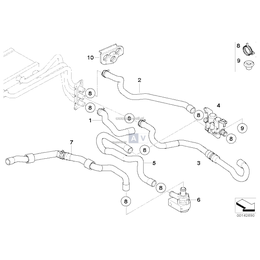 Dodatkowa pompa wody - 64116930550