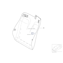 Panel tylny z siatką bag., prawy - 52107972422