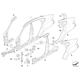 Oryginał BMW - 41117174337