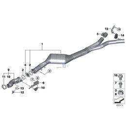 Oryginał BMW - 18208515523