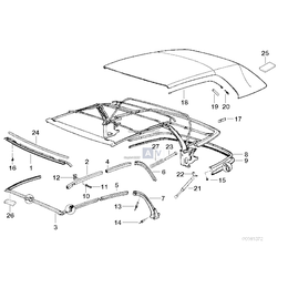 Sprężyna naciągowa BMW E36 E46 318 320 323 328 M3 325 330 M3 - 51438163692