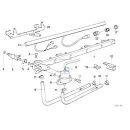 Przewód wtryskowy - 13531719981
