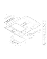 Wkład konsoli przedniej - 51447129427
