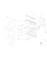 Uszczelka pokrywy rozrządu BMW E36 E46 E34 Z3 316i 318i 318is 518i - 11141743032